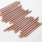 ZXF Hot Glue Sticks Hot Melt Glue Stick Retro Metallic Color Bronze Rose Gold Lacquer Wax Seal DIY Tools High Viscosity Adhesive 20PCS*7mm*100mm (Diameter : 7mm, Length : 100mm Rose gold)