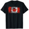Vancouver Montreal QuEBEC mit Kanada-Flagge T-Shirt