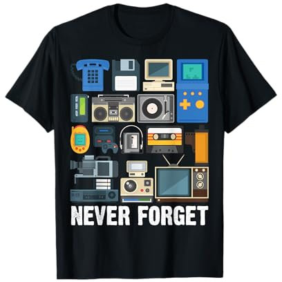 Estilo retro vintage, tecnología de los 90, amante de los artilugios antiguos Camiseta