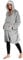 CityComfort Oversized Hoodie for Women Men and Teenagers Fleece Hoodie with Sleeves Soft Warm Hoodie Women and Mens Gifts (Grey Sloth)