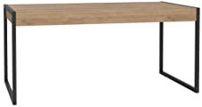 Esstisch HIGH Rock 166 x 90 cm Rivera Eiche Optik/Schwarz, von Forte