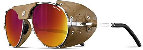 JULBO Men's CHAM Sunglasses, Silbern/Havana, L