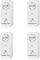 Water Leak Detector, 4 Pack TOWODE 90dB Water Detector and Water Level Sensor Alarms Use for Your Bathroom, Laundry Room, Kitchen