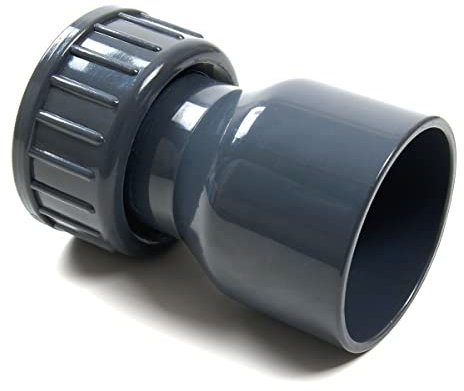 Pumpenanschluss 2/3 PVC Kupplung Überwurfgewinde/PVC Rohranschluss (63 mm x 2)