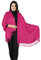 UK SCARFS AND SHAWLS Handcrafted Large Soft Pashmina Shawl Wrap Scarf in Men Women Wedding Pashmina (Hot Pink)