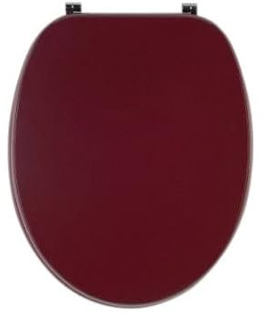 Kiamami Valentina - Amaranthroter universalpassender Toilettendeckel aus MDF