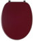 Amaranth roter Toilettensitz aus MDF universal kompatibel