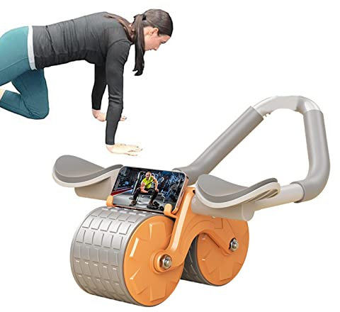 Sysdisen Ab Rollenrad,4D Bauchmuskeltrainingsgerät Mit Ellbogenschützer, Rollenrad Für Core Trainer, Ab Wheel Roller Mit Rutschfestem Griff Für Core Workout, Für Bauch- Und Core-Krafttraining