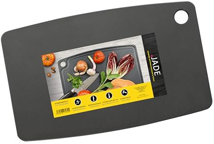 JADE Gourmet Kitchen - Tagliere in Fibra di Legno Laminato, 20.3 x 15 x 0.6 cm, con foro per appendimento, adatto a tutti i cibi, lavabile in lavastoviglie (20x15cm)