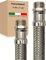 Flexschlauch AG x AG Edelstahl Panzerschlauch Anschlußschlauch Sanitär Armaturenschlauch Hauswasserwerk Made in Italy (1 x 1 - 600 mm)