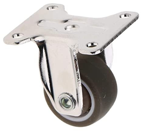 Bürorollen, robuste Gummirolle, Trolley-Rad, Industrierolle, feste Plattenrolle, Rollen (B 32 mm)