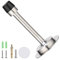 Misuyue Door Stoppers, Self Adhesive Door Stop, 6 inch/15cm Door Stoppers for Skirtings, Stainless Steel Wall Mounted Door Stop with Rubber Buffer Contains Fasteners Tall Metal Door Stop(Silver)