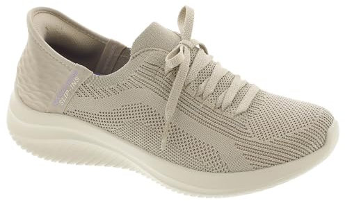Skechers Ultra Flex 3.0 Brilliant Path, Zapatillas Mujer, Taupe, 37.5 EU