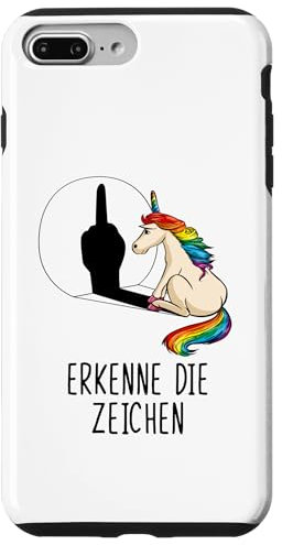 Hülle für iPhone 7 Plus/8 Plus Einhorn Handyhülle Erkenne Die Zeichen
