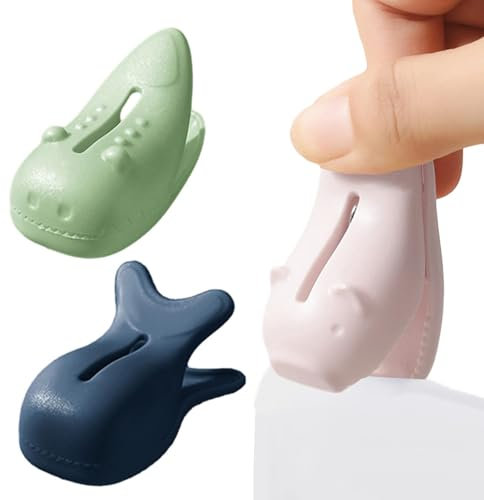 Samuliy Lot de 3 pinces magnétiques pour sachets alimentaires