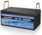Batería LiFePO4 12V 300Ah, batería de Ciclo Profundo de fosfato de Hierro y Litio, Puede reemplazar la batería de Plomo-ácido AGM, Adecuada para Sistemas fotovoltaicos, vehículos recreativos, Barcos