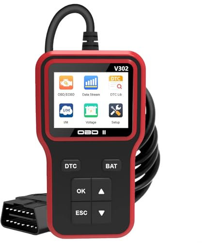 Outils de Diagnostic OBD2 Scanner par MMOBIEL - Lecteur Code Check Engine avec Reset, Préparation I/M, Cadre Gelé, Mode 8 – Outil de Diagnostic OBDII/EOBD pour Véhicules Conformes au Protocole OBD2