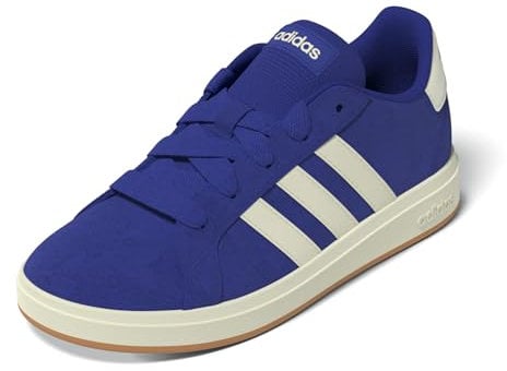 adidas Grand Court 00s Shoes Kids, Scarpe Unisex-Bambini e Ragazzi, Semi Lucid Blue/off White/Gum, 37 1/3 EU