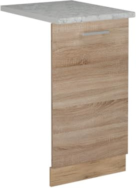 Vicco Tapa del lavavajillas R-Line, Sonoma, 45 cm, ET Mármol