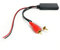 Cable de Audio Bluetooth de Tyenaza, Bluetooth 5.0 Audio Receptor Adaptador de música Car Stereo Cable Aux Interfaz 2RCA para Auto 5V-12V