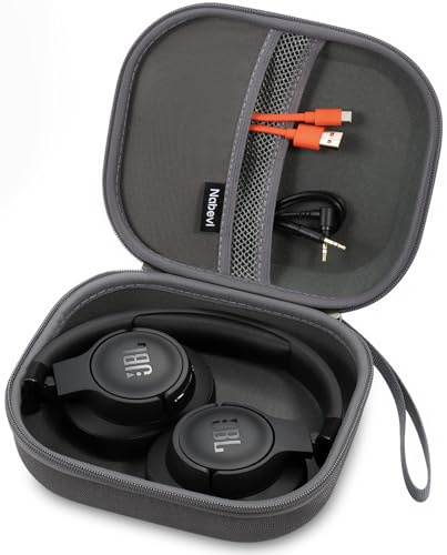 Nabevi Kopfhörer Tasche - Kopfhörer Hülle für JBL Tune 510BT 520BT 500BT, Kopfhörer Case für JBL Tune 710BT 720BT 760NC, Reisetasche für JBL Live 660NC 670NC Kopfhörer Kabellos Bluetooth, Grau