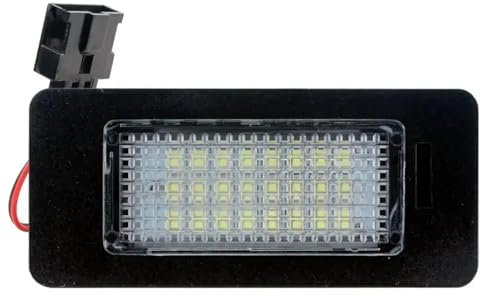 Kennzeichenbeleuchtung, Kennzeichenleuchte 1/2 STÜCKE Auto Kein Fehler Lizenz Nummernschild Lichter Birne Passend für Audi A1 A4 B8 A5 S5 A6 S6 A7 Q5 TT TTS(2PCS)
