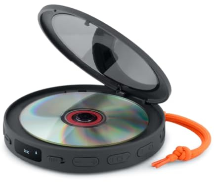 M-920 DMO - Lettore CD/MP3 portatile con trasmettitore Bluetooth e protezione dalle vibrazioni, display OLED, USB-C e batteria da 2000 mAh