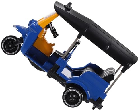 BAZEITFLOW Vintage Dreiradmodell aus Metall Kleines Tisch Dekorationsmodell Leichte Retro Auto Skulptur für Wohnzimmer und Büro