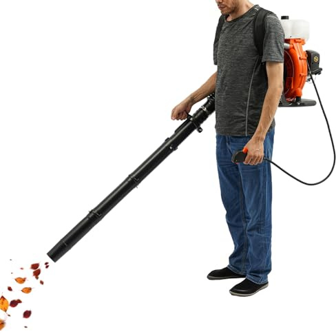 41,5 cm³, 2,135 kW, 508,5 CFM, batterie 508,5 CFM, aspirateur à feuilles essence, souffleur à essence, fonction souffleur, balayeuse, batterie pour abri de jardin, souffleur de feuilles avec bouteille