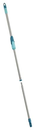 Leifheit 89114 Drillstiel CLEAN Twist Evo, Silber-türkis,