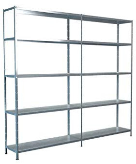 SCHULTE Regalwelt Regalwelt Lagerregal mit 10 PowerMAX-Fachböden verzinkt, 200x220x35cm, Steckregal mit einfacher Montage ohne Verschrauben, Traglast je Boden bis zu 85 Kg (gesamt bis zu 850 Kg)