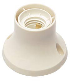 Poly Pool PP0500X Lampenfassung E27 Wandleuchte, weiß