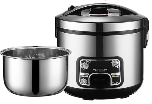 Vecchio stile Rice Cooker (2-5L) casa intelligente isolamento multi-funzione di 201 in acciaio inox interno Pot Cucchiaio Steamer E misurini Piccoli Elettrodomestici può ospitare fino a 1-7 persone