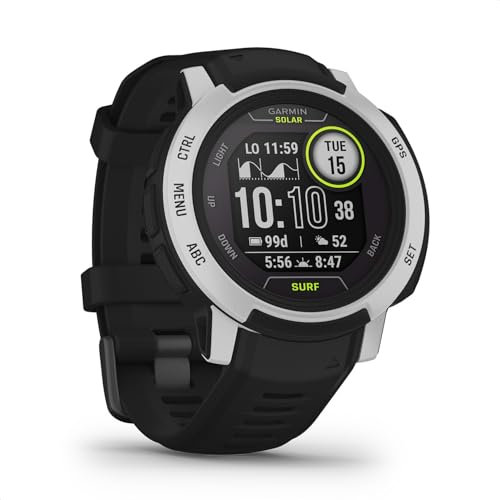 Garmin Instinct 2, Solar Surf Edition Bells Beach - Montre GPS solaire robuste et connectée - Boîtier 45 mm