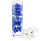 Maverton Glasvase mit Gravur Ø 8 cm - Tischvase hoch - Blumenvase für Frauen - zylindrisch rund - Deko Wohnzimmer - personalisierte Deko Vase - zum Geburtstag zum Muttertag - Blüten