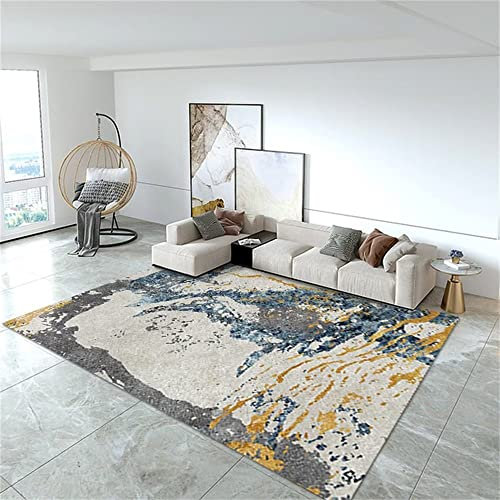 RUGMRZ Teppich Kind Teppich Hell Wohnzimmer Teppich im modernen Stil grau Minimalist isches Design super weich und rutsch fest Küchenteppiche 200X300CM