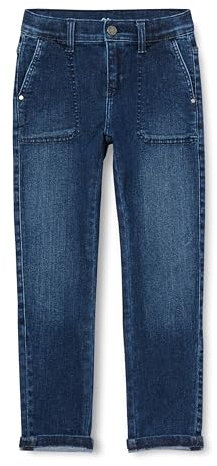 s.Oliver Junior Jungen Jeans Hose, Regular Fit Tapered Leg Blue 122