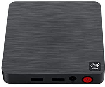 Mini Desktop Computer Mini PC Micro Computer T4 Pro Windows 10 Intel Celeron N3350 4GB RAM 64GB Supports 4K HD Dual HDMI Dual WiFi (2.4G+5.8G) Ethernet 1000M USB 3.0x4 BT 4.0