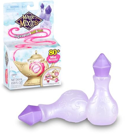 Giochi Preziosi Magic Mixies Lamp Refill, Magic Lamp Refill, Spielzeugnachfüllung, für magische Mischungen und Effekte im Spielzeug, 80 Spiele, Jungen und Mädchen ab 4 Jahren