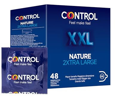 Control Nature XXL Kondome Doppelt Extra Groß Classic - 48 Kondome 2XL