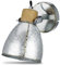 REV – Wand- oder Deckenlampe 1-flammig im angesagten Retro-Look mit E27 Fassung – Deckenleuchte schwenkbar aus verzinktem Metall in grau – Wandlampe für Wohnzimmer, Schlafzimmer & Flur