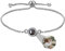 Nergaebe Personalisierte Fotoarmbänder mit Bild innen, individuelle Projektionsarmbänder mit Fotos für Damen und Herren, Kreisbildarmband für Muttertag, Geburtstage, Jahrestag, Weihnachten