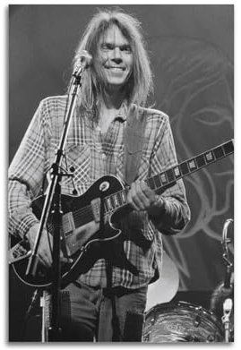 TeDe Berühmter Gitarrist Neil Young Kunst, Wohnzimmer, Schlafzimmer, Poster, Gemälde, dekoratives Gemälde, Druck, Leinwand, Wand, 20 x 30 cm, ungerahmt