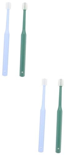 Angoily 4stücke Kleine Haustierzahnbürste Ergonomische Wasserdichte Zahnpflege Für Hunde Und Katzen Reinigung Zubehör Für Mundhygiene Von Haustieren
