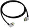 RIIEYOCA 8K 90 Degree HDMI Cable, Left Angle HDMI Male to Right Angle HDMI Male, 48Gbps High Speed 2.1 Cable Supports 8K@60Hz, ARC,3D for DVR, HDTV, Roku Ultra（1M）