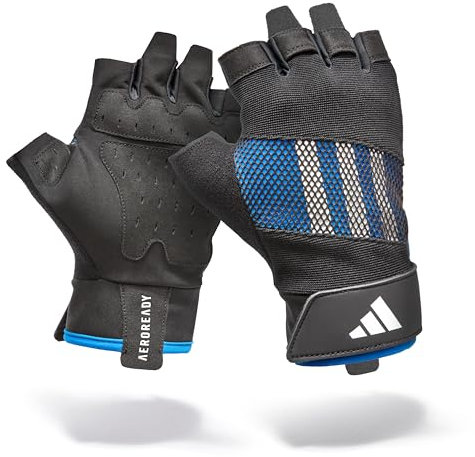 Adidas Performance Trainingshandschuhe Blau L