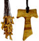Regalami. shop Tau in Oliven, 20-teiliges Set, Kreuz des Heiligen Franziskus von Assisi, hergestellt in Umbrien (20, braun)