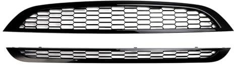ABLSUR Grill Für Mini Für Cooper R50 R52 R53 2002-2006 2PCS Auto Kühlergrill Honeycomb Mesh Stoßstange Grille Grill Auto Zubehör Gitter