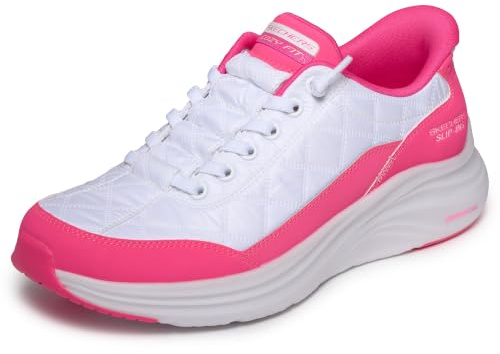 Skechers Damen Cozy Fit Hands Free Slip-ins Natural EaseSneaker | Slip-Ins, Konturschaum; leichte Zwischensohle passt sich der einzigartigen Form Ihres Fußes an, luftgekühlter Memory-Schaum