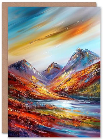 Artery8 Cairngorms Wärme Berg Gipfel Wandern Landschaft Geburtstagskarte